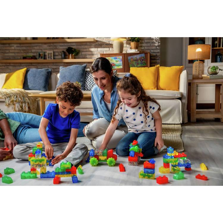 Jelly Blox Stash and Stack 2-in-1 soft sensory blocks - British product