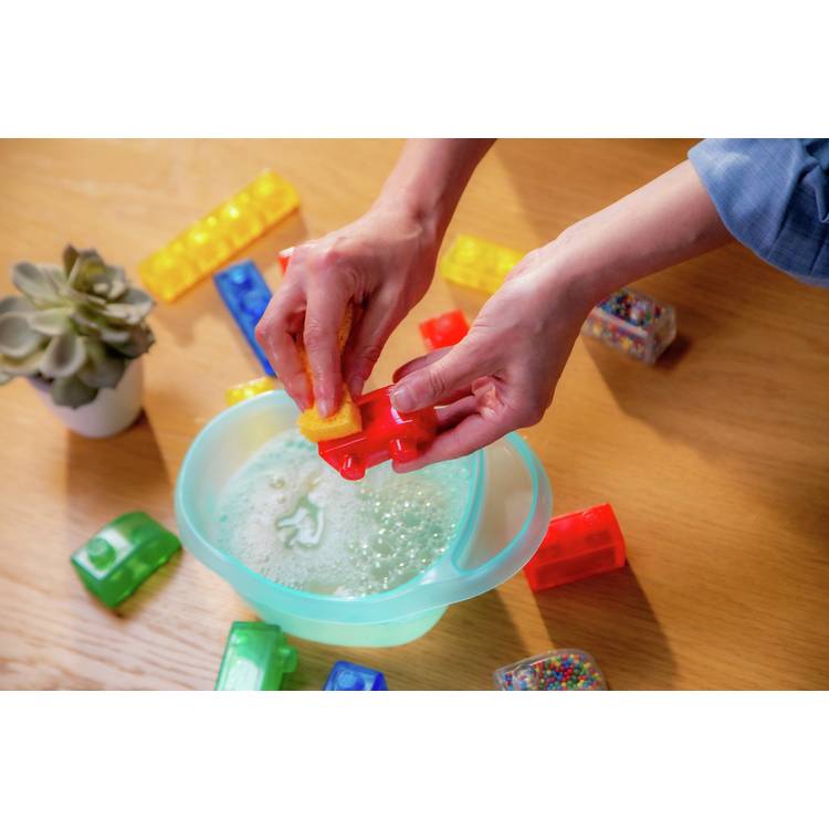 Jelly Blox Stash and Stack 2-in-1 soft sensory blocks - British product