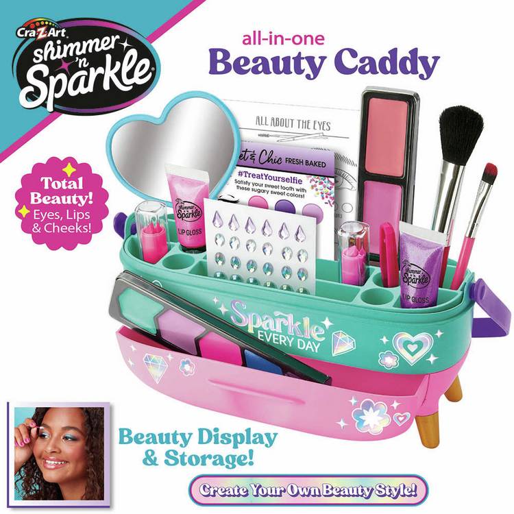 Shimmer N Sparkle kids beauty caddy all in one - British product