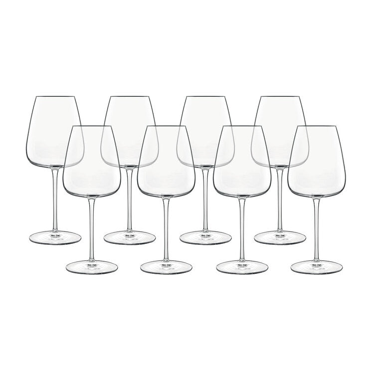 Luigi Bormioli Talismano crystal chardonnay glasses 450ml 8 pack, UK version