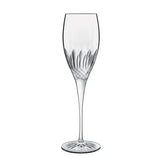 Luigi Bormioli crystal flute glasses 8 pack 220ml, UK version