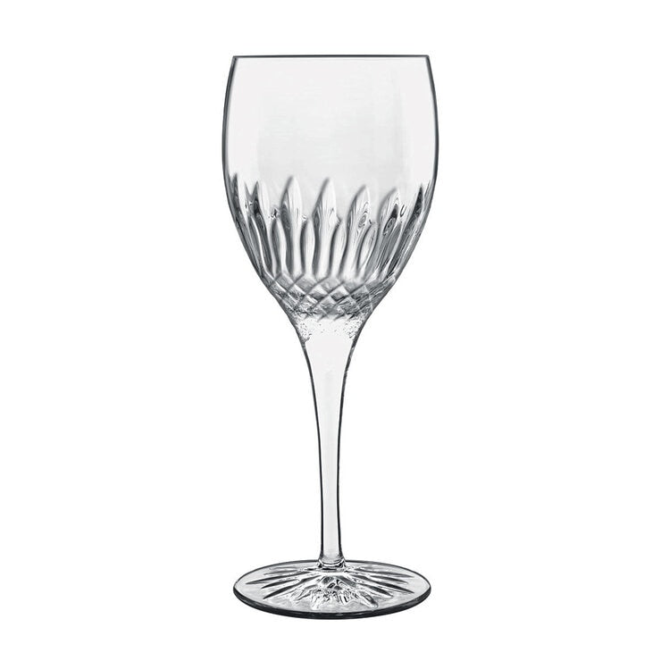 Luigi Bormioli Diamante crystal wine glasses (British brand)
