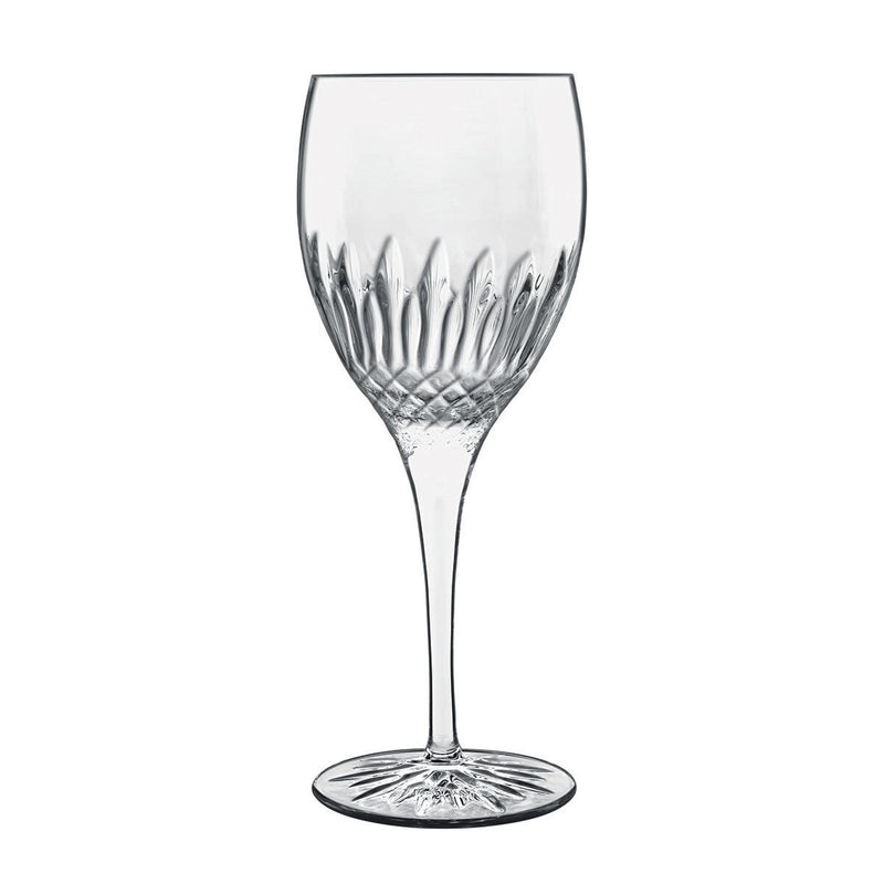 Luigi Bormioli Diamante crystal wine glasses (British brand)