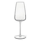 Luigi Bormioli Talismano crystal flute glasses 400ml 8 pack - British product
