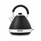 Morphy Richards black pyramid kettle 1.5L (British brand)