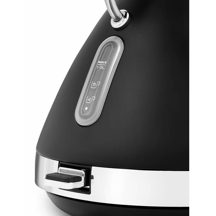 Morphy Richards black pyramid kettle 1.5L (British brand)