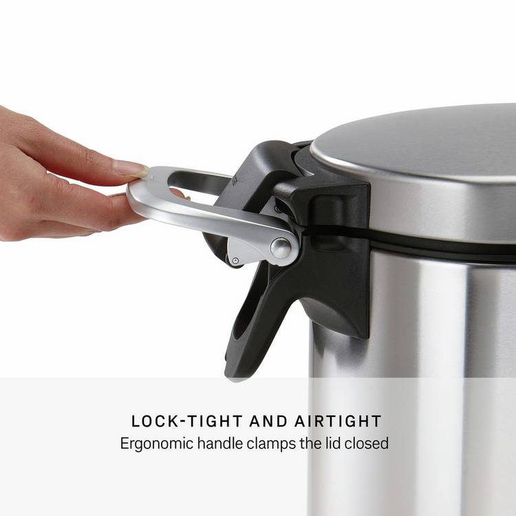 Simplehuman pet food bin stainless steel 25L, imported from the UK