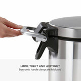 Simplehuman pet food bin stainless steel 25L, imported from the UK