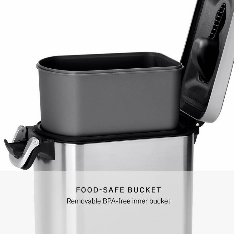 Simplehuman pet food bin stainless steel 25L, imported from the UK