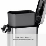 Simplehuman pet food bin stainless steel 25L, imported from the UK