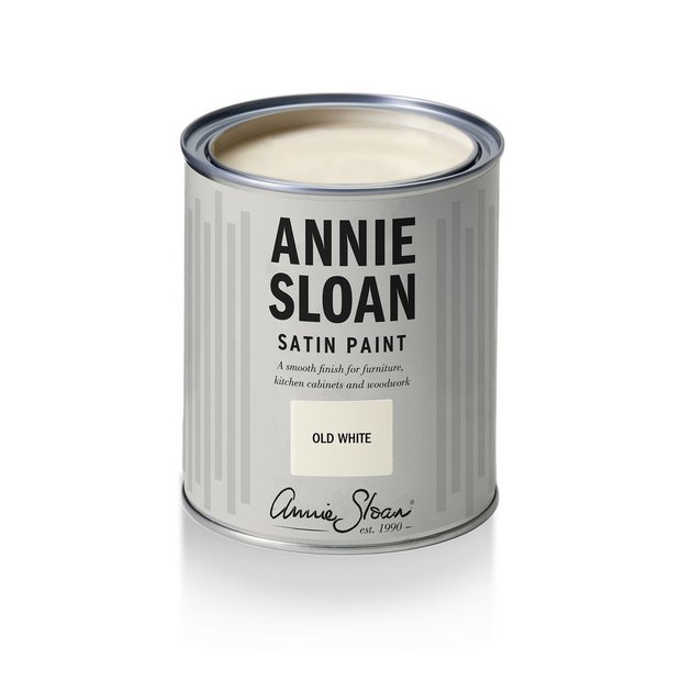 Annie Sloan furniture satin paint Old White 750ml, UK version