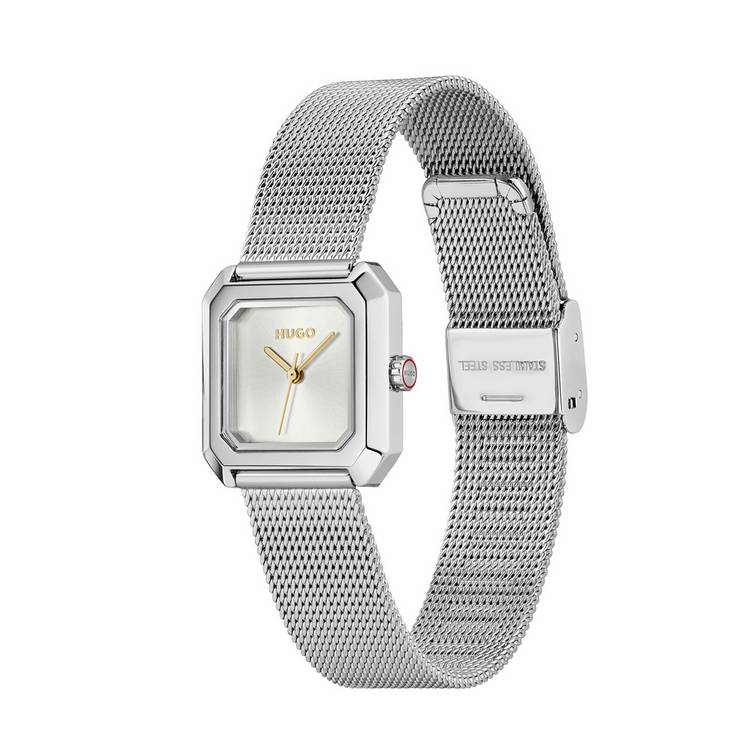 HUGO stainless steel mesh watch 24mm, UK version