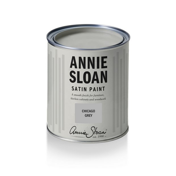 Annie Sloan satin paint Chicago Grey 750ml, imported from the UK