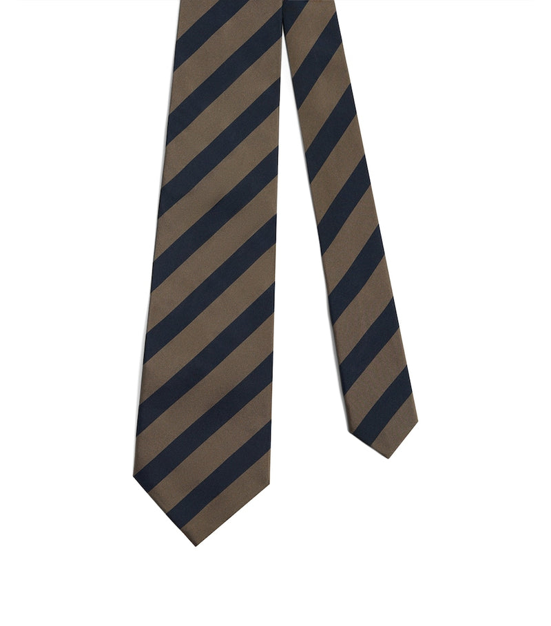 Dunhill mulberry silk stripe tie, imported from the UK