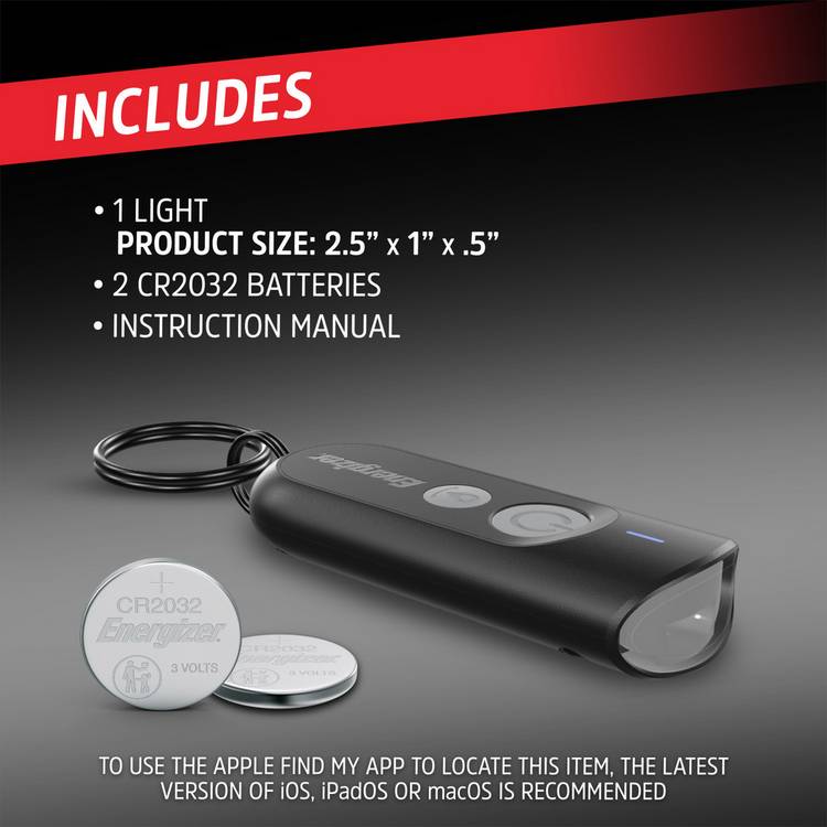 Energizer Find Me Keychain Light 25 lumens, UK version