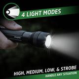 Energizer TAC-R 700 rechargeable tactical torch, UK version