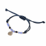 Argos Freedom Shell Charm Blue Adjustable Cord Bracelet 19cm- Buy online at McGrocer