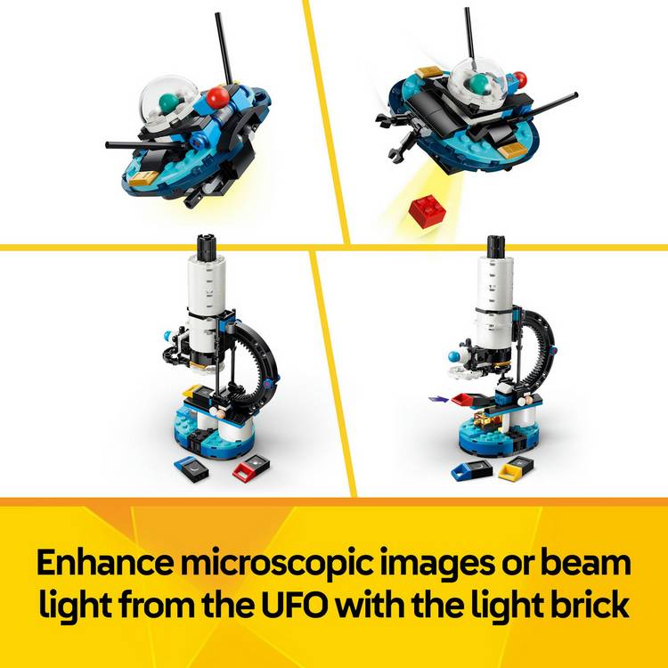 LEGO Creator 3in1 Space Exploration Telescope building toy (British brand)
