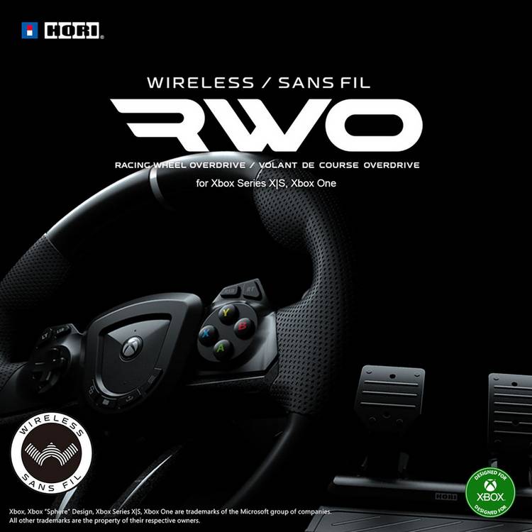 HORI Wireless Racing Wheel Overdrive for Xbox and PC, UK version