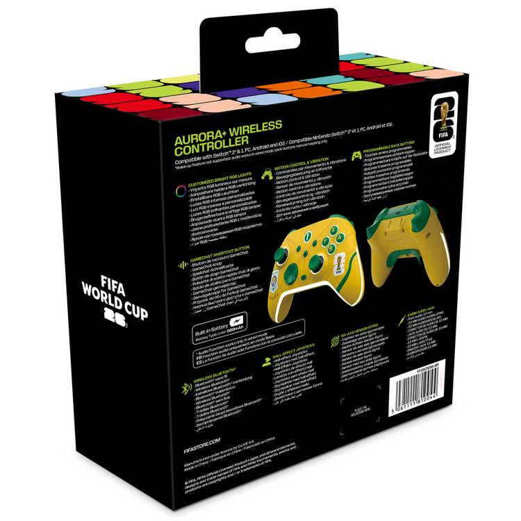 FIFA World Cup wireless controller Brazil for Switch 2, imported from the UK
