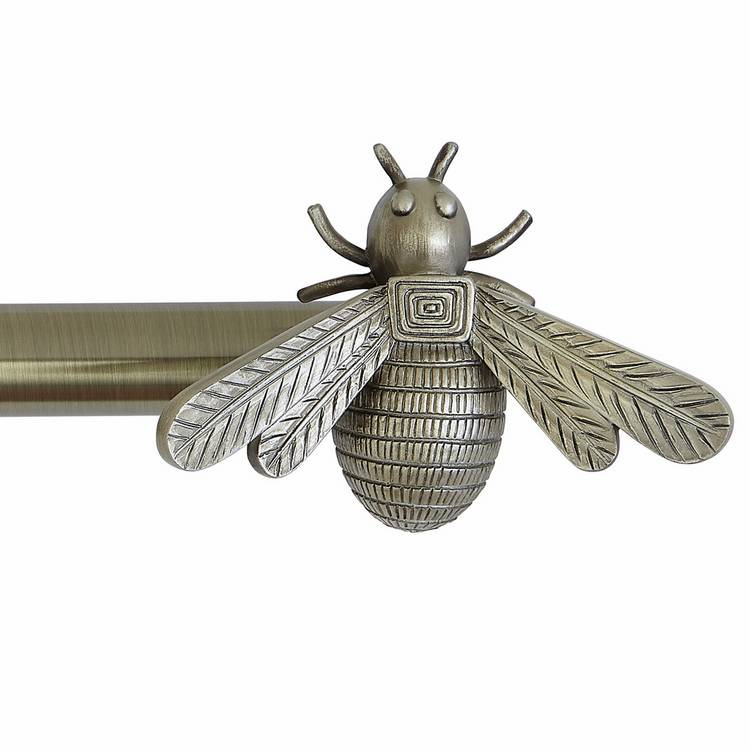 Argos Home brass curtain pole 110-300cm - British product
