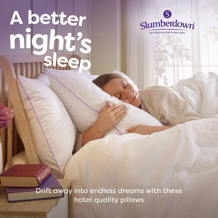 Slumberdown firm pillow 4 pack 48x74cm, UK version