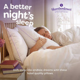 Slumberdown firm pillow 4 pack 48x74cm, UK version