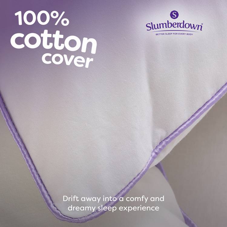 Slumberdown firm pillow 4 pack 48x74cm, UK version