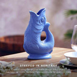 Wade fish jug sea blue 0.6L ceramic, UK version