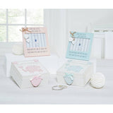 Petit Cheri blue keepsake box with hearts and elephants, imported from the UK