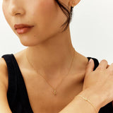 Revere 9ct gold plated snake pendant necklace 18in - British product