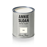 Annie Sloan Satin Paint Pure 750ml, imported from the UK