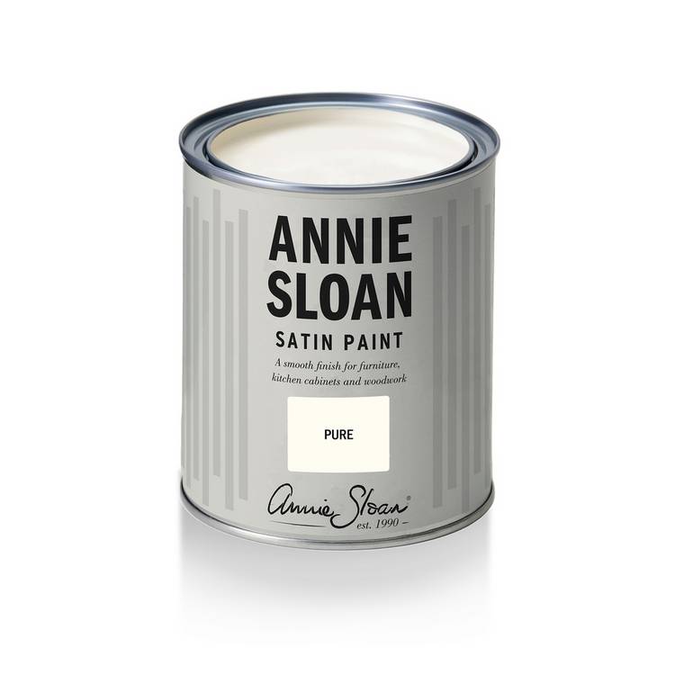 Annie Sloan Satin Paint Pure 750ml, imported from the UK