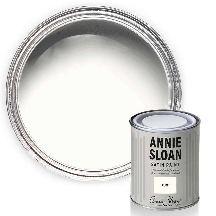 Annie Sloan Satin Paint Pure 750ml, imported from the UK