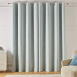 Argos Home blackout jacquard eyelet curtains blue 117x137cm - British product