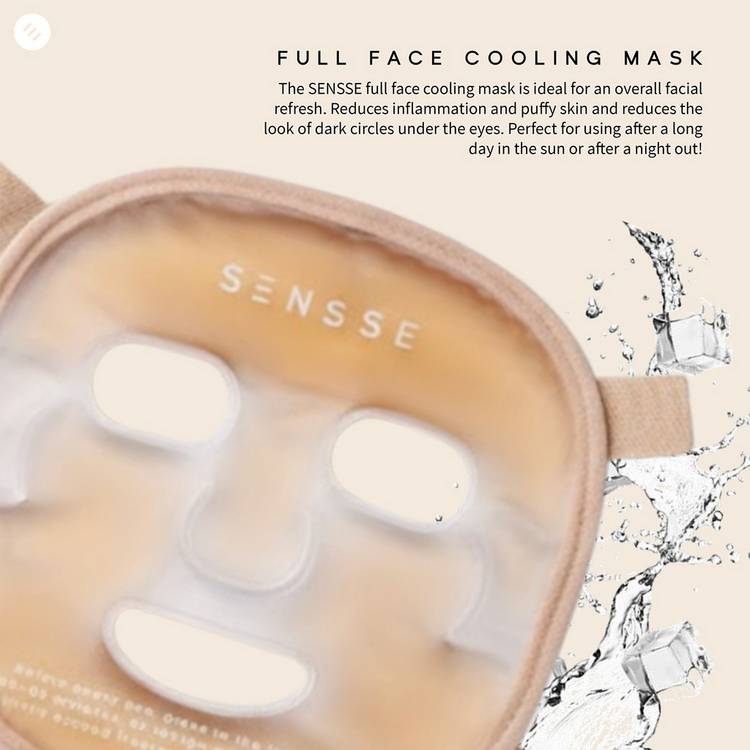 Sensse Glacial Glow cooling gel masks 6 piece set - British product
