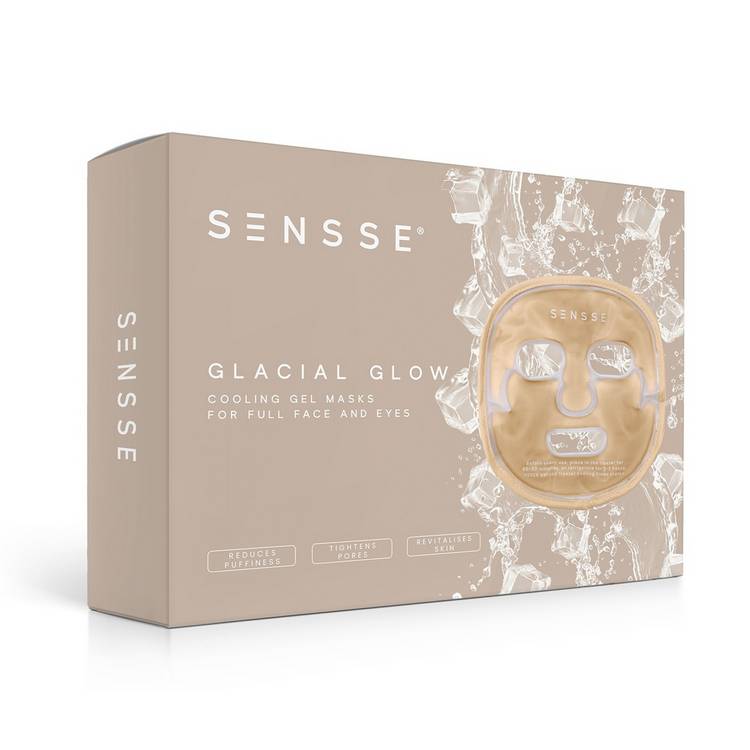 Sensse Glacial Glow cooling gel masks 6 piece set - British product