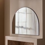 Habitat overmantle arch wall mirror black 100x75cm, imported from the UK