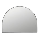 Habitat overmantle arch wall mirror black 100x75cm, imported from the UK
