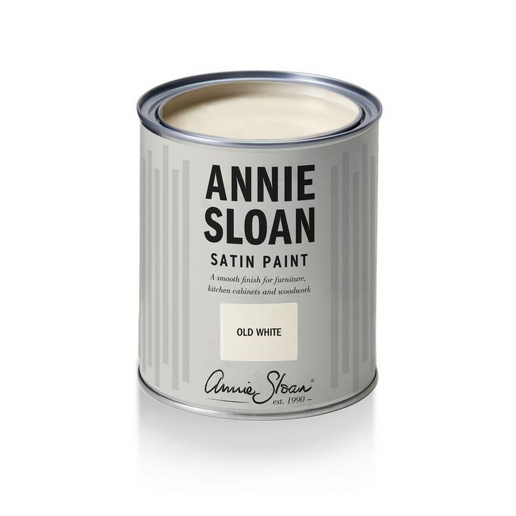 Annie Sloan Old White Satin Paint 750ml, UK version