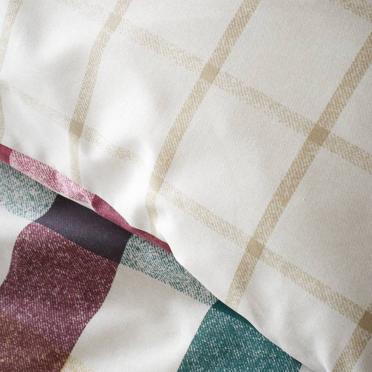 Catherine Lansfield autumn check bedding set double, imported from the UK
