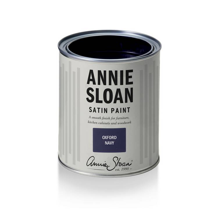 Annie Sloan satin paint Oxford Navy 750ml, UK version