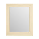 Argos Home ribbed light wood wall mirror 62x52cm, imported from the UK