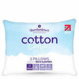 Argos Slumberdown Cotton Comfort Medium Pillow - 2 Pack- Buy online at McGrocer