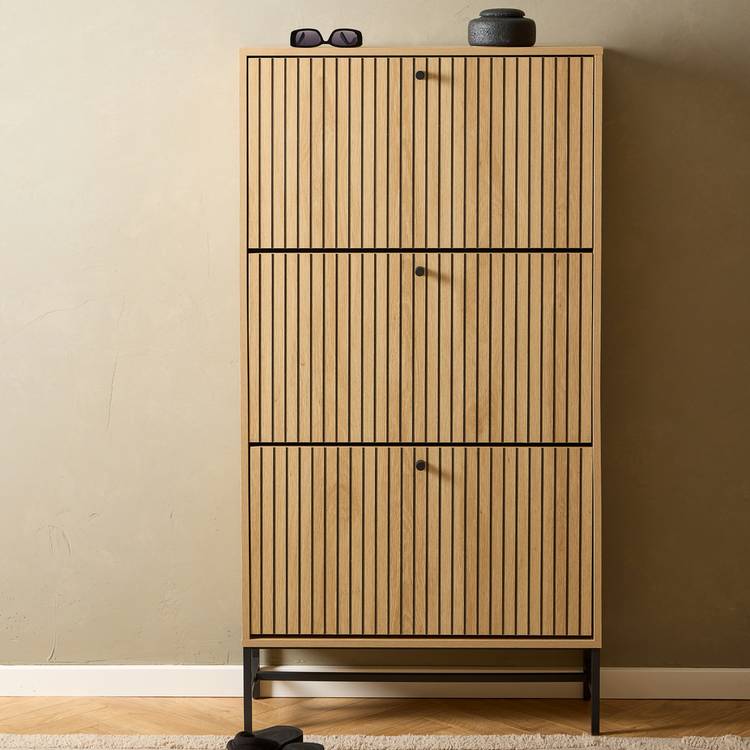 Furniture To Go Albany shoe storage cabinet natural - British product