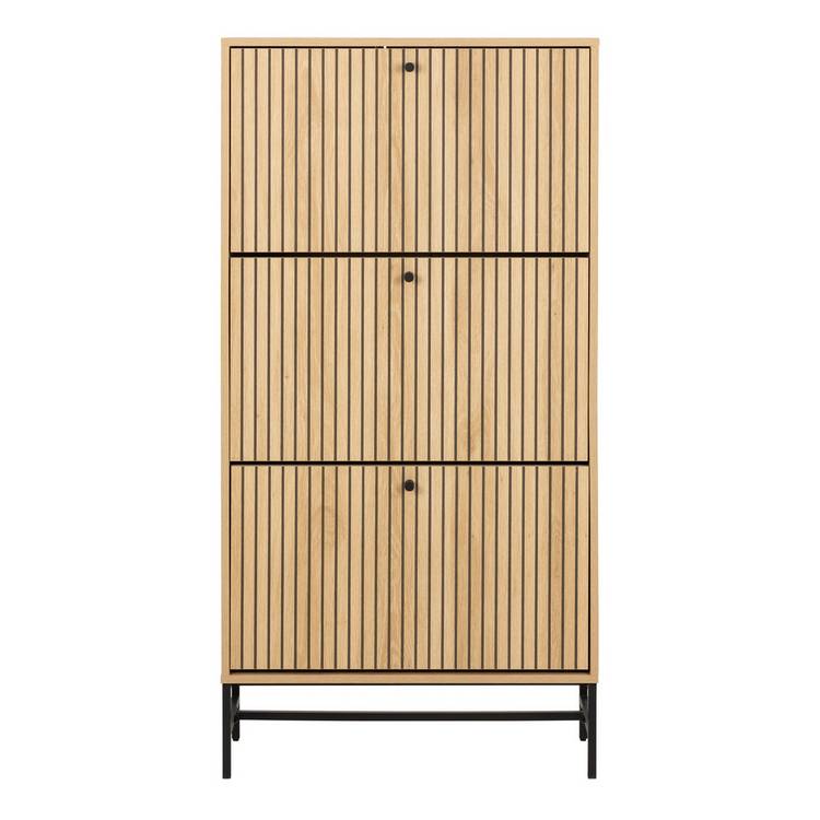 Furniture To Go Albany shoe storage cabinet natural - British product