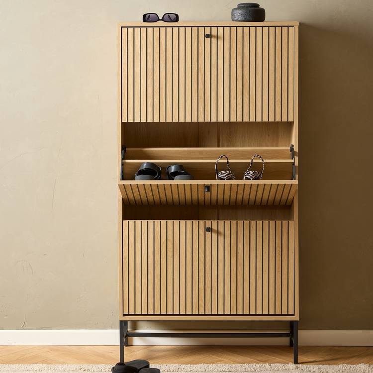 Furniture To Go Albany shoe storage cabinet natural - British product