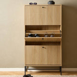 Furniture To Go Albany shoe storage cabinet natural - British product