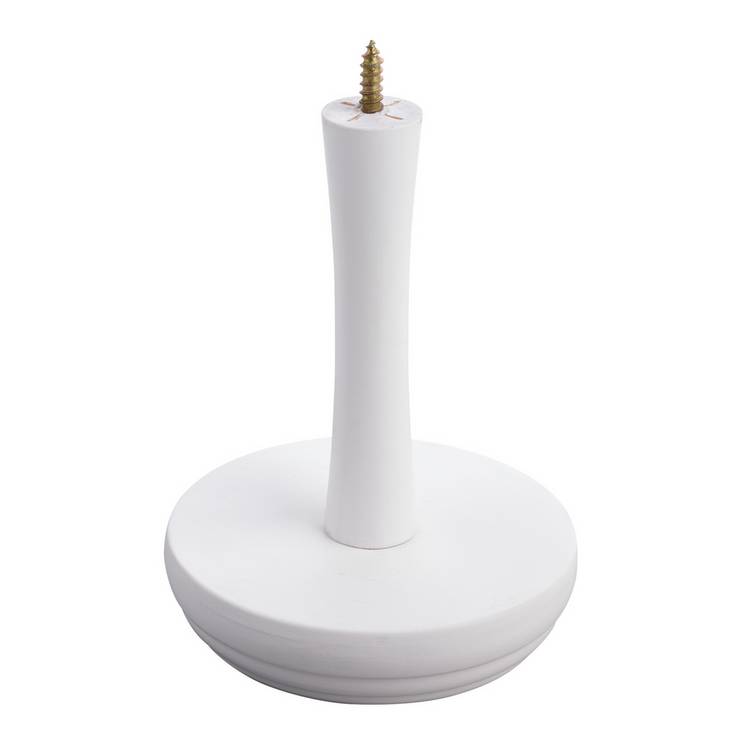Argos Home white wood curtain holdbacks 2 pack, imported from the UK