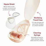 Munchkin Flow 16mm nipple shield starter kit (British brand)